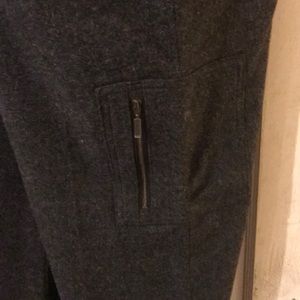 Wool lined trouser pants